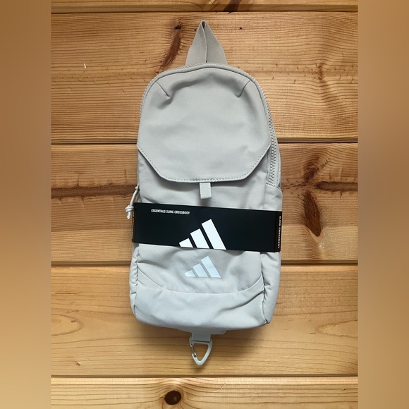 adidas Handbags - Adidas Ecru Crossbody Sling Bag